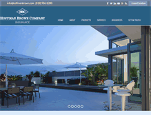 Tablet Screenshot of hoffmanbrown.com